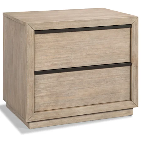 2 Drawer Nightstand with USB Port